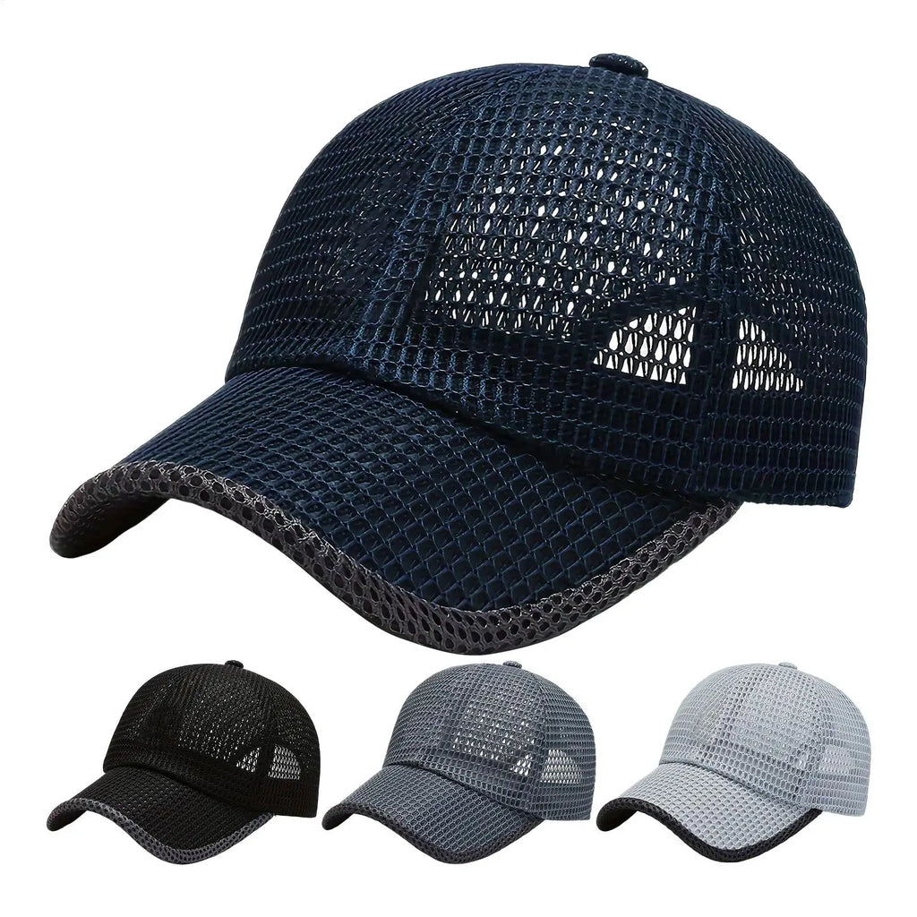 Mesh Baseball Caps Breathable Summer Caps Dad Hat Outdoor Fishing Hats for Men Women Outdoor Sports Hiking Walking sport Hats Oasis Select