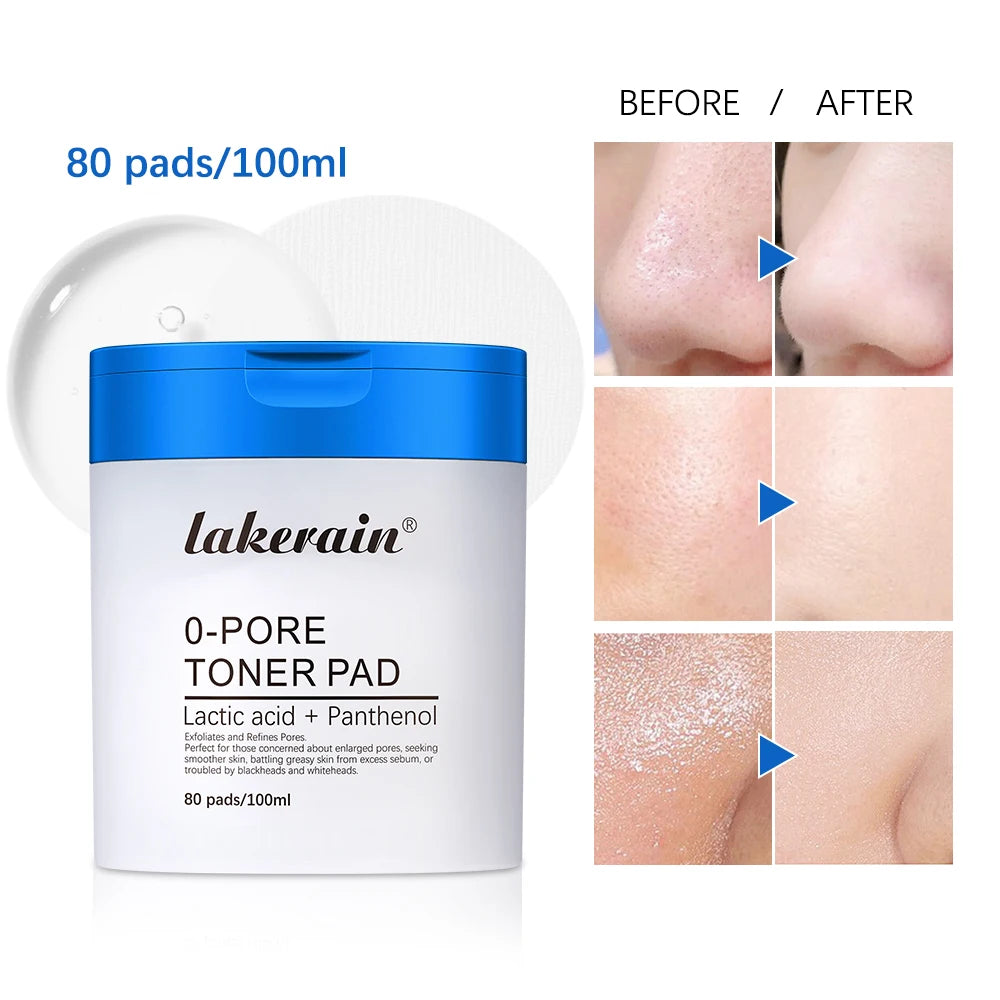 Zero Pore Toner Pads Control Oil Reduce Sebum Exfoliate Deep Clean Refines Pores Antioxidant Skincare Treatment skincare korean Oasis Select