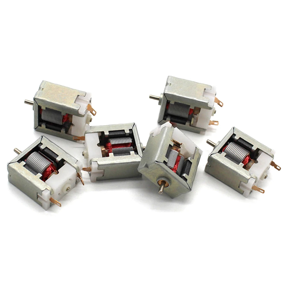 DC 3V 7200RPM Mini Thin 020 Square Bare Micro DC Motor 1.5mm Shaft DIY Hobby Toy Model Test Electric Motor Experiment Oasis Select