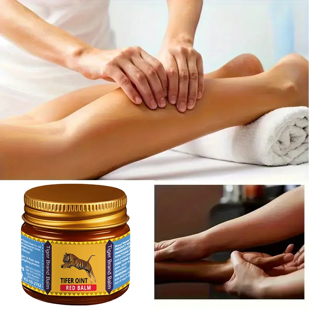 YUITIKUE Tiger Red Balm Joint Care Cream 60g - Soothes Muscles & Joints Non-Greasy 2pc Oasis Select
