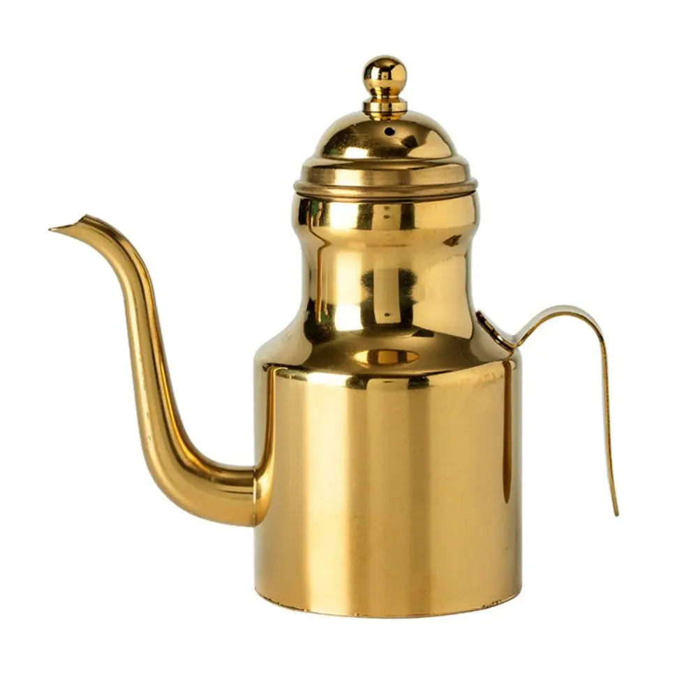 Stainless Steel Oil & Vinegar Dispenser Bottle 310ml/500ml Oil & Vinegar Dispenser Oasis Select gold-500ml