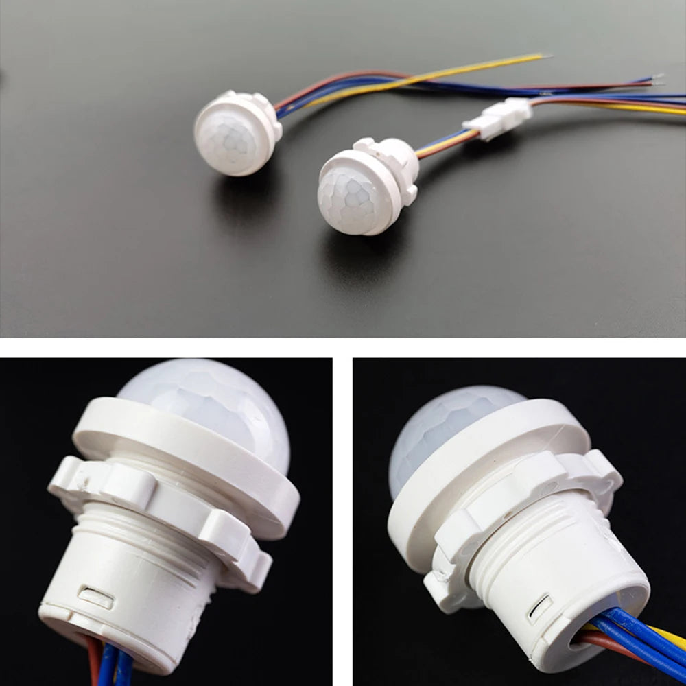 DC12-24V AC110-240V LED Closet PIR Sensor Detector Smart Switch LED PIR Infrared Motion Sensor Detection Automatic Light Switch Oasis Select