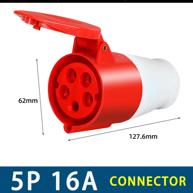 For Caravan Motorhome 240V 16A Hook Up Adapter 3 4 5PIN Car Connection Plug Mains Site Socket Power Supply Car Accessory Oasis Select 5P connector