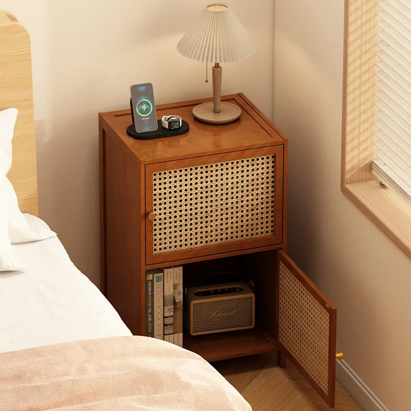 Bedside table storage rack, small household bedroom bedside cabinet alternative, 2024 new model, simple and modern for rental ro Oasis Select