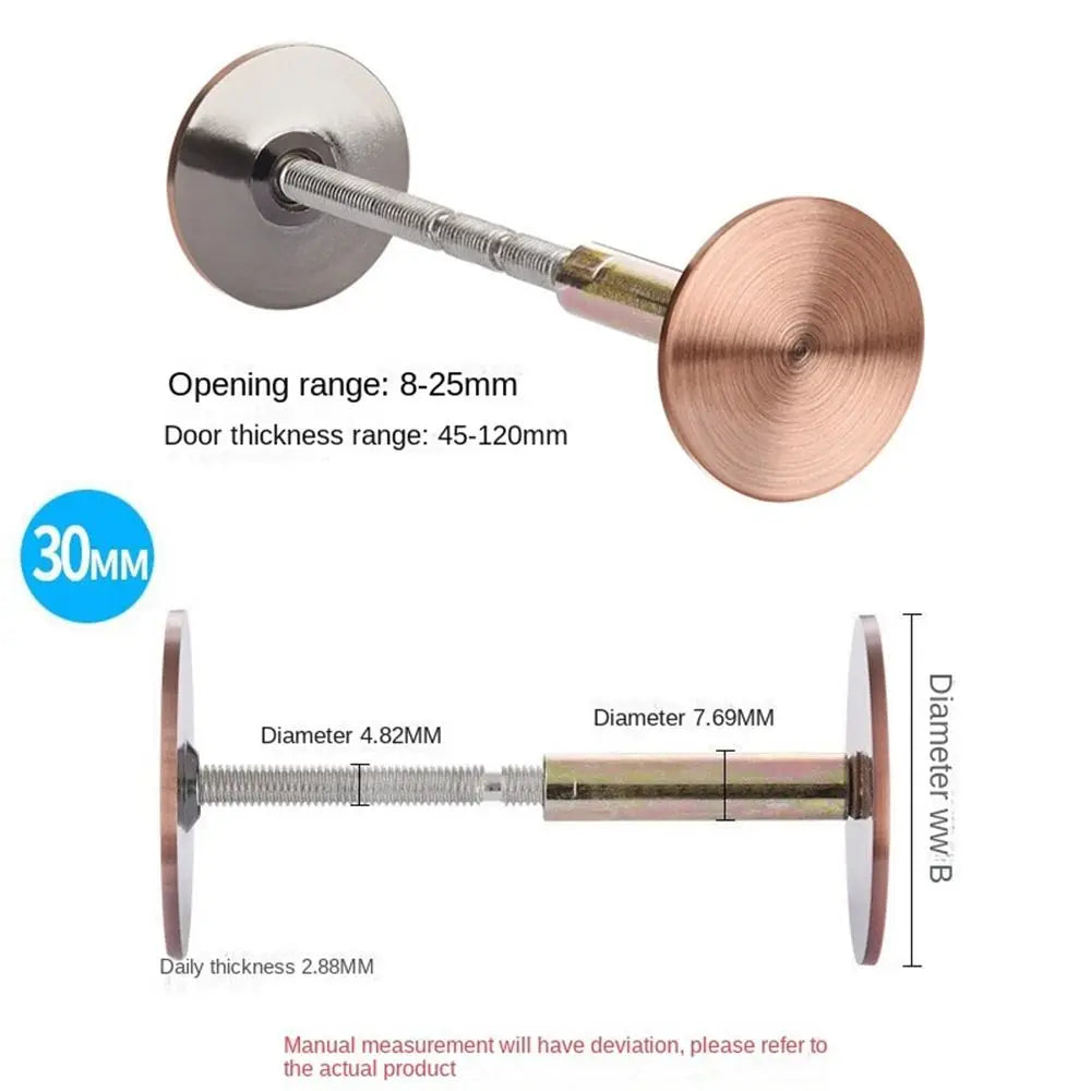 New Galvanized Door Hole Blocker Anti Theft Safety Cat Eye Blocker Multifunctional Decorative Cover Lock Hole Patching Tool Door Oasis Select Style 1