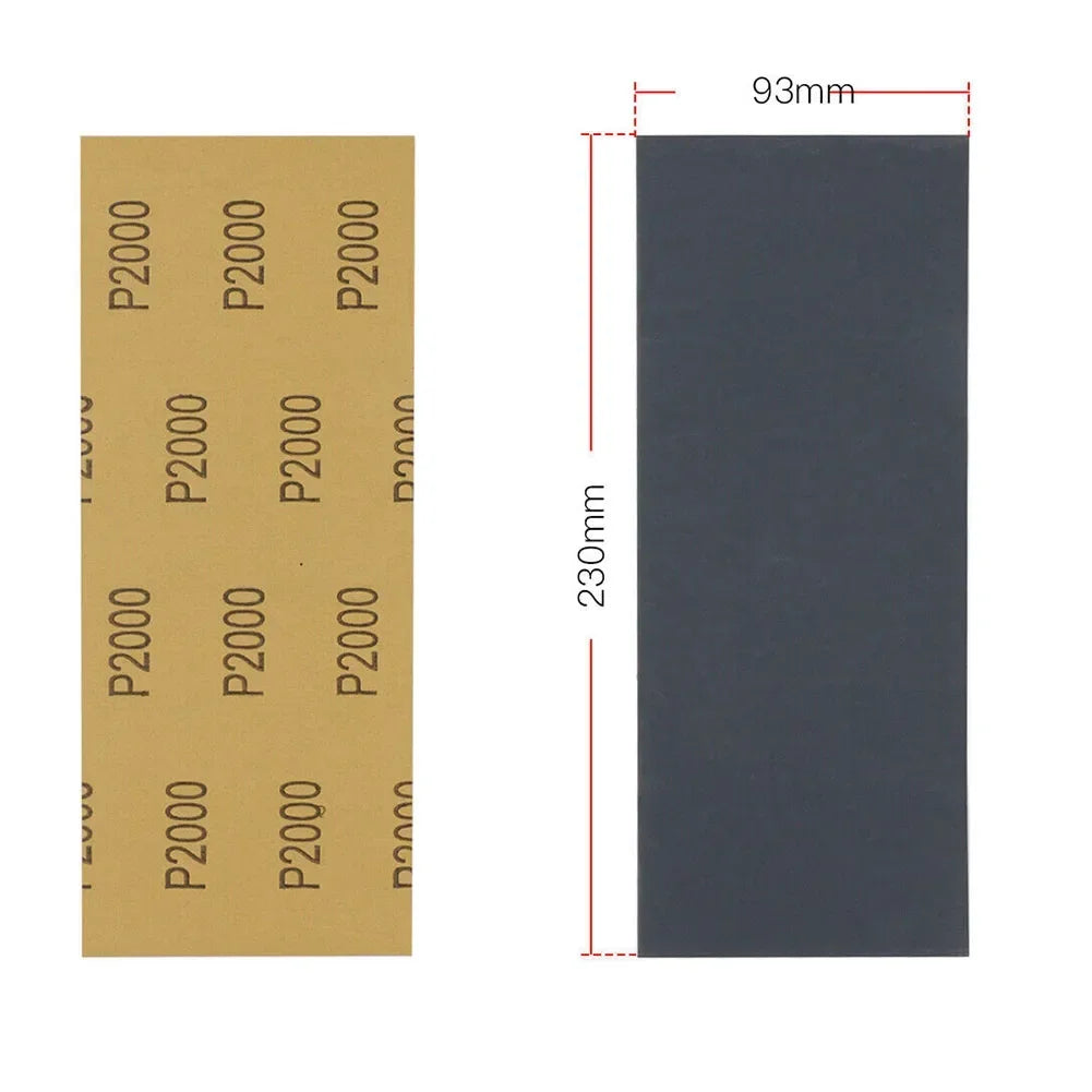 5Pcs Sandpaper 2000 2500 3000 5000 7000 Mixed Grits Sand Paper Water/Dry Sanding Paper Abrasive Tool Oasis Select