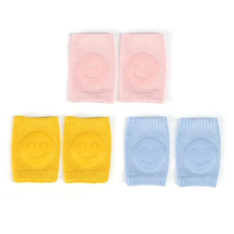 Baby Knee Pad Kids Safety Crawling Elbow Cushion Infants Toddlers Protector Safety Kneepad Leg Warmer Girls Boys Oasis Select Yellow-pink-Blue