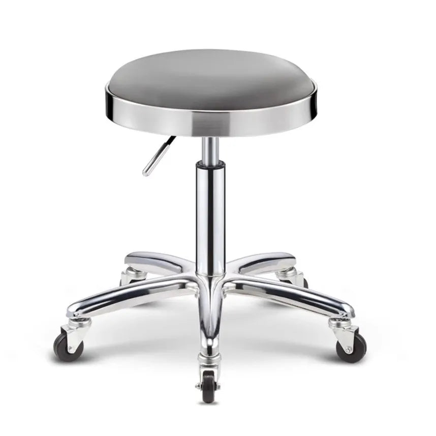 Stainless steel beauty stool pulley stool lifting large work stool hair and nail stool hair cutting chair swivel chair Oasis Select 9