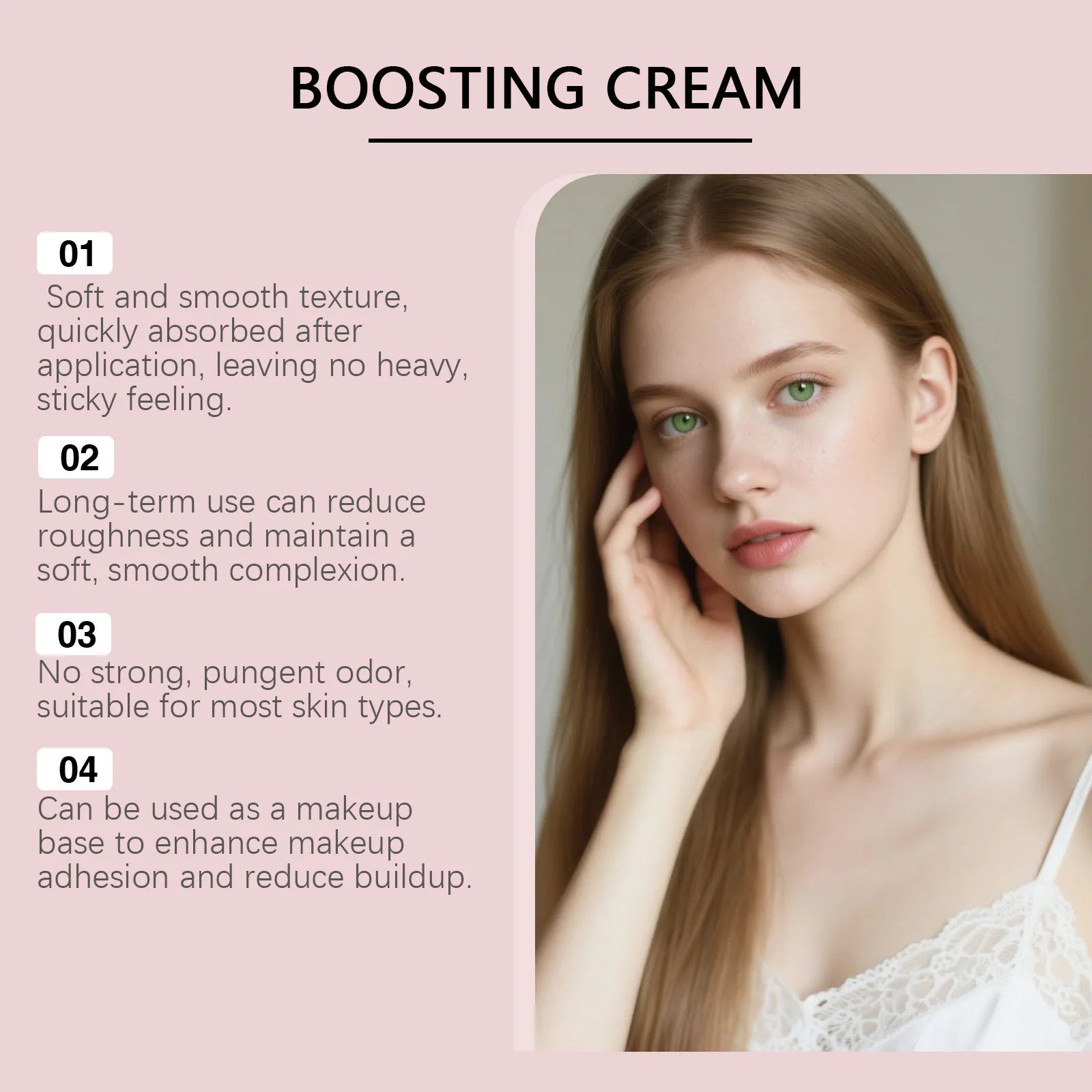NAD+ Peptide Boosting Cream Anti-Wrinkle Firming Lifting Hydrating & Repairing Face Cream for Sagging Skin Daily Skincare Oasis Select