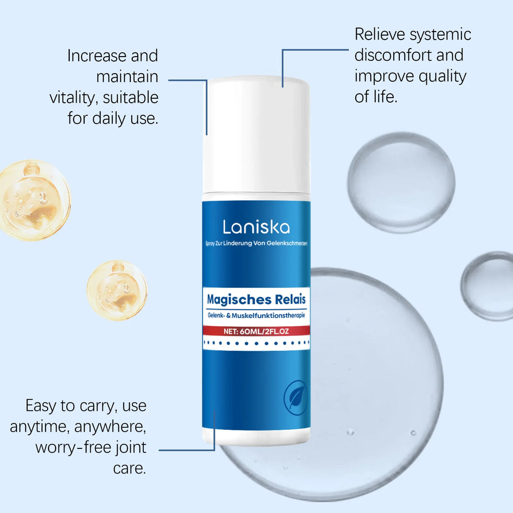 LANISKA Joint Care Spray Treat Pain Reducing Stress Eliminate Fatigue Nourishing Skin Enhance Vitality Body Joint Relieve Sprays Oasis Select