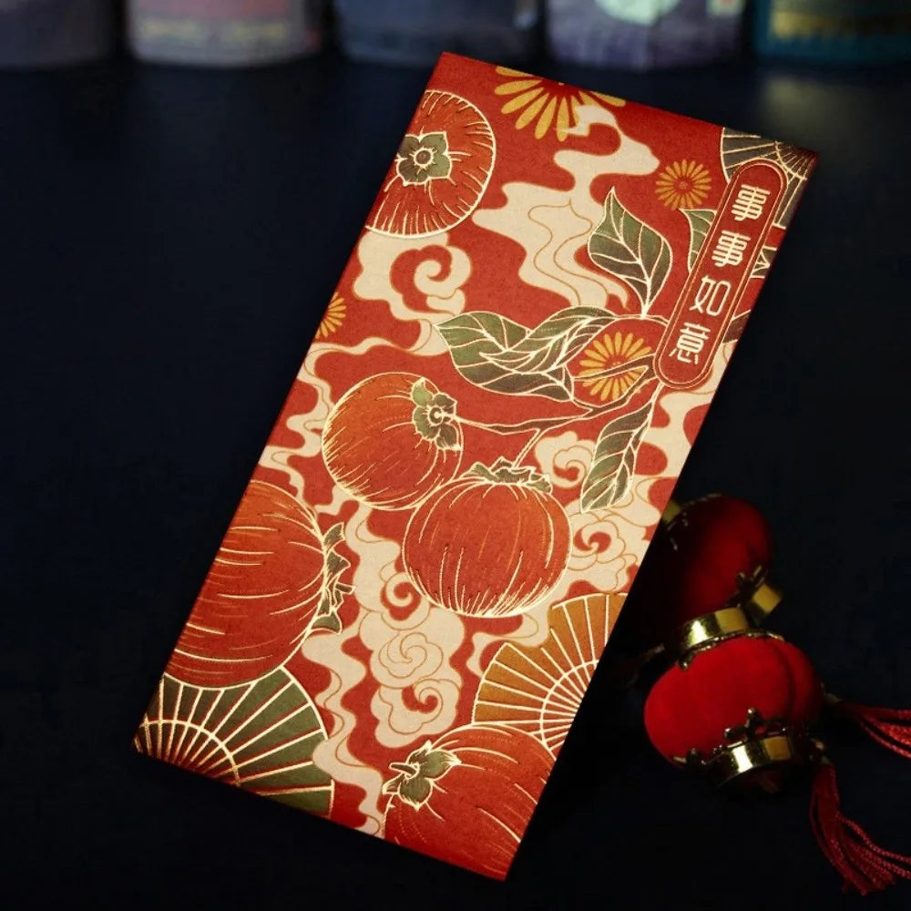 12pcs Chinese New Year Red Envelopes | Hot Stamp HongBao Gift