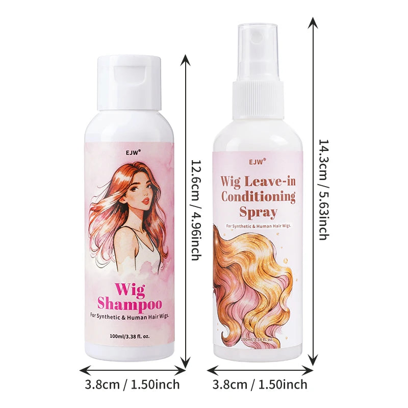 Wig Hair Care Oil Spray, Hydrates & Smooths, Anti-Frizz, Easy Combing, Extends Service Wig Life, 48H Fragrance Lock. Oasis Select 2pcs