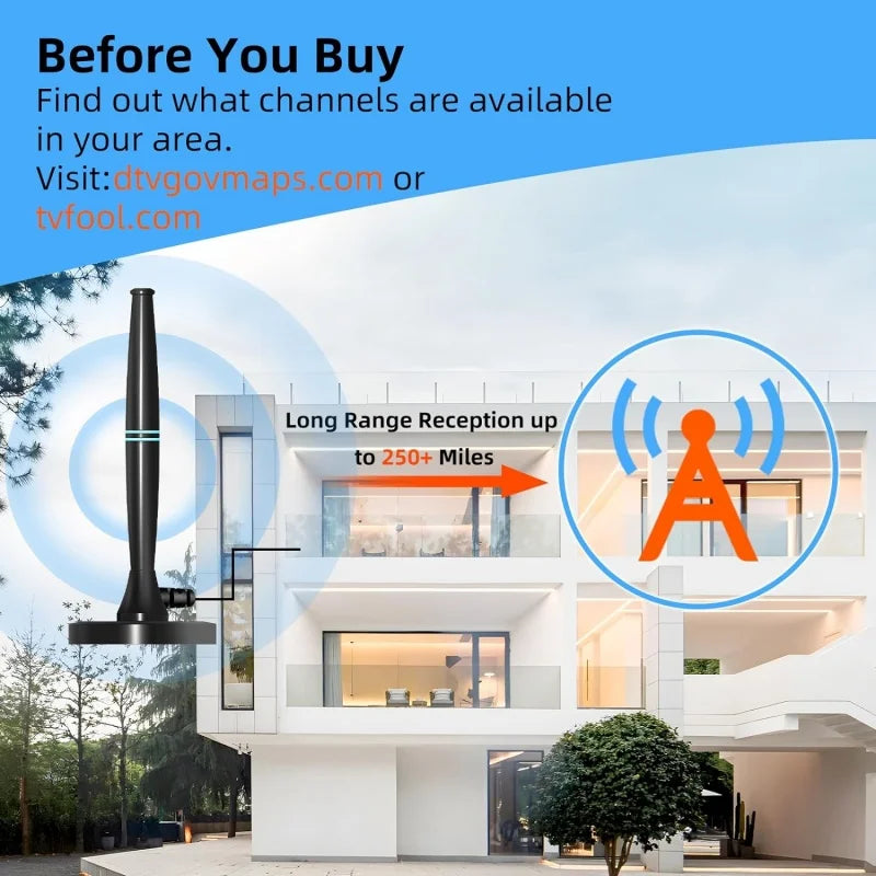 DTMB HDTV Antenna High-Gain Amplifier Indoor Outdoor DVB-T2 High-Definition Terrestrial Wave Wholesale Manufacturer Oasis Select