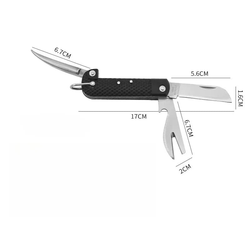 Multi-functional Foldable Sailor Knife Lifesaving Diving Rope Cutter Marine Seafarer Cutting Tool for Ship Maintenance Outdo Use Oasis Select 1pcs