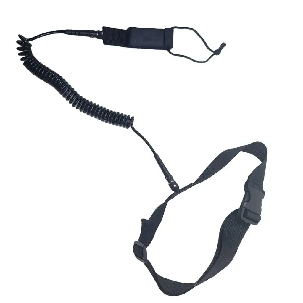 SUP Waist Coiled Leash Surfing Chest Strap Safety Hip Belt Leash for Longboard Kayaking Surfboard Fishboard Oasis Select
