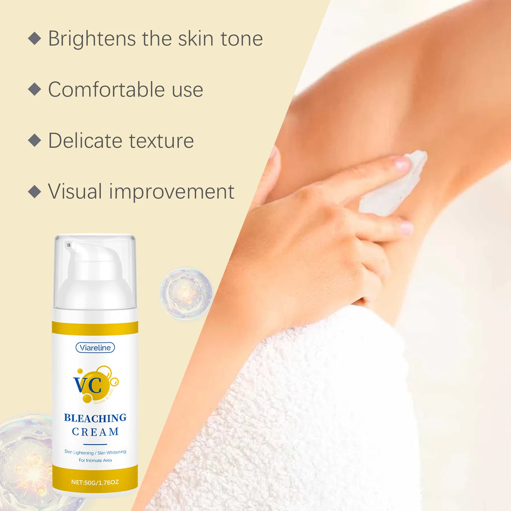 Vitamin C Whitening Cream Brightening Butt Knee Inner Thigh Remove Melanin Moisturizing Glow Skin Private Parts Bleaching Crem Oasis Select