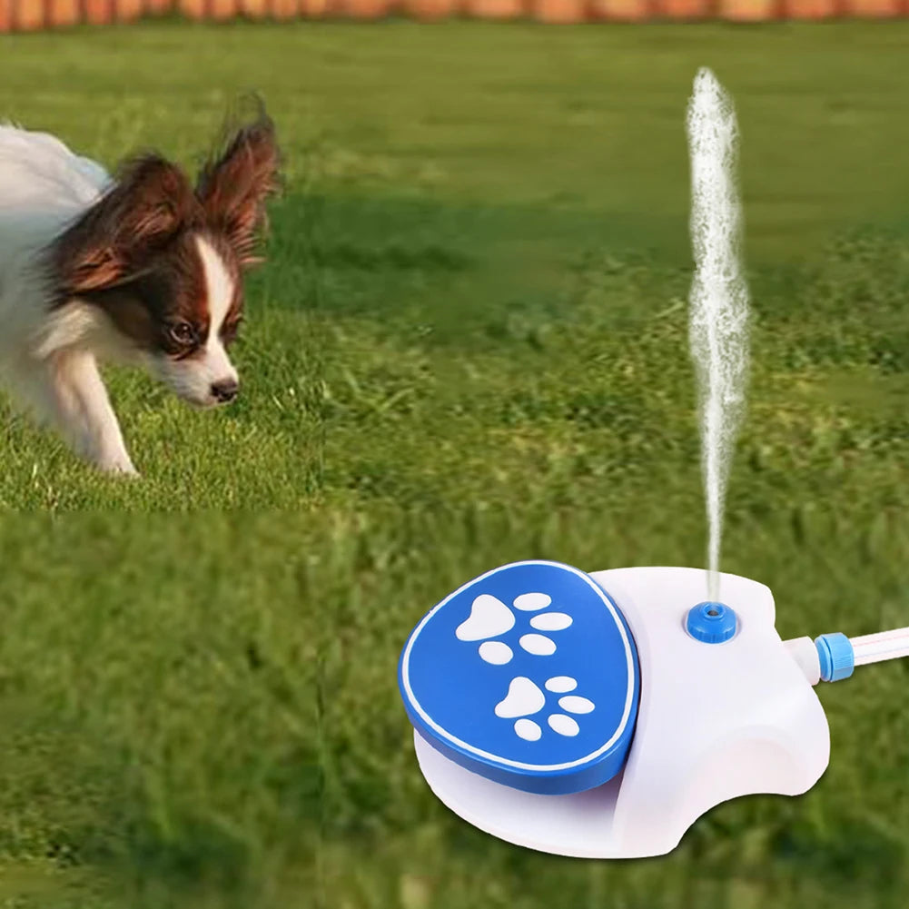 Paw-Activated Dog Water Sprinkler | Outdoor Pet Dispenser