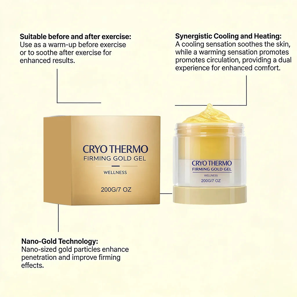 Cryo Thermo Firming Gold Gel – Body Tightening & Firming Gel Body Firming Gel Oasis Select