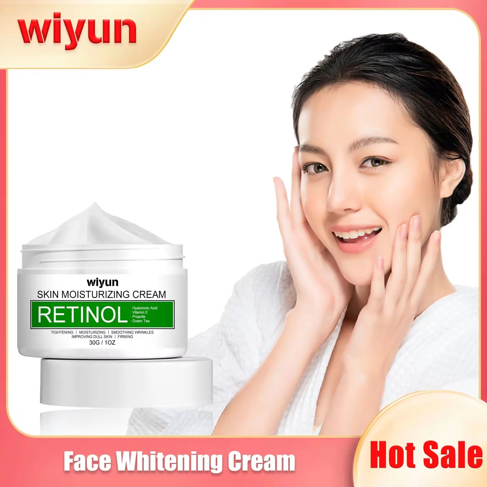 WIYUN Retinol Face Cream – Brightening, Pore Care & Hydrating