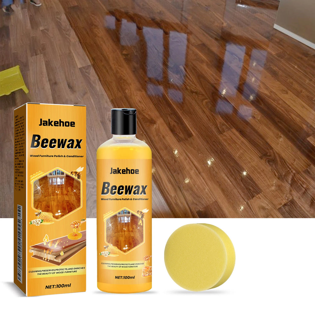 Beewax Wood Floor Cleaner Clean Wooden Floor Desk Product Polish Oil Shine Cleaning Dirt Stain Prevent Moisture Insect Cleaner Oasis Select