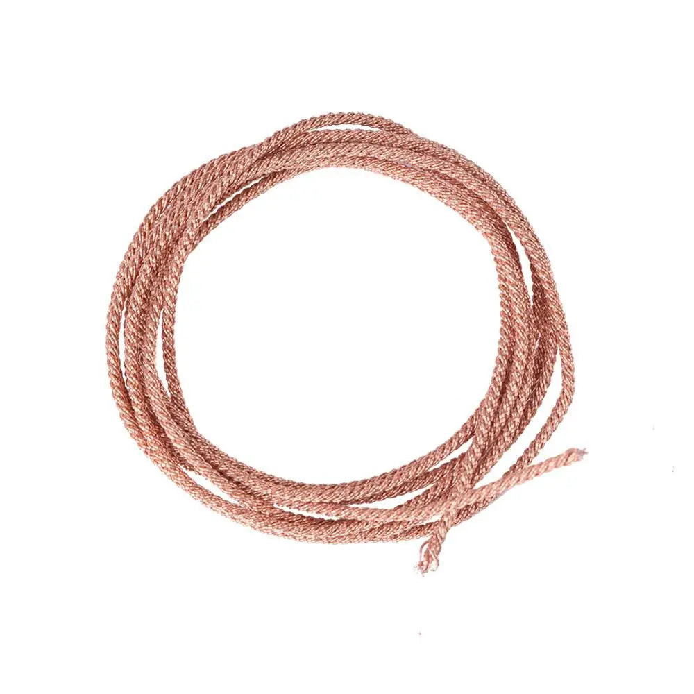 8 Strands/12 Strands 1m 2m Speaker Lead Wire Subwoofer Woofer Lead Wire Repair Braided Copper Wire for 8~10 inch Speakers Oasis Select gold-1m-12 Strands