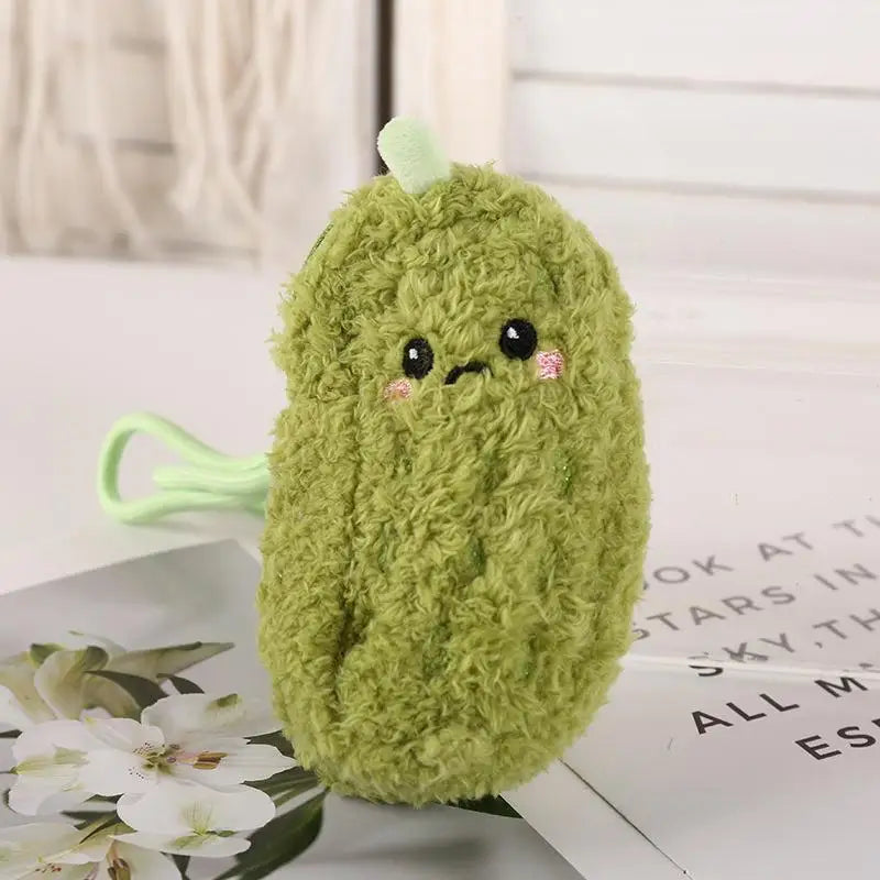 Cute Pufferfish Plush Mini Coin Purse – Zipper Pouch Wallet Novelty Coin Purse Oasis Select A9