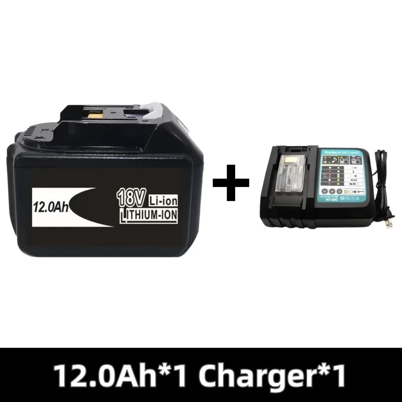 18V 12.0Ah battery for replacement Makita LXT BL1860B BL1860 BL1850 lithium-ion power tool battery Original 100NEW Oasis Select 12.0Ah x1 Charger x1