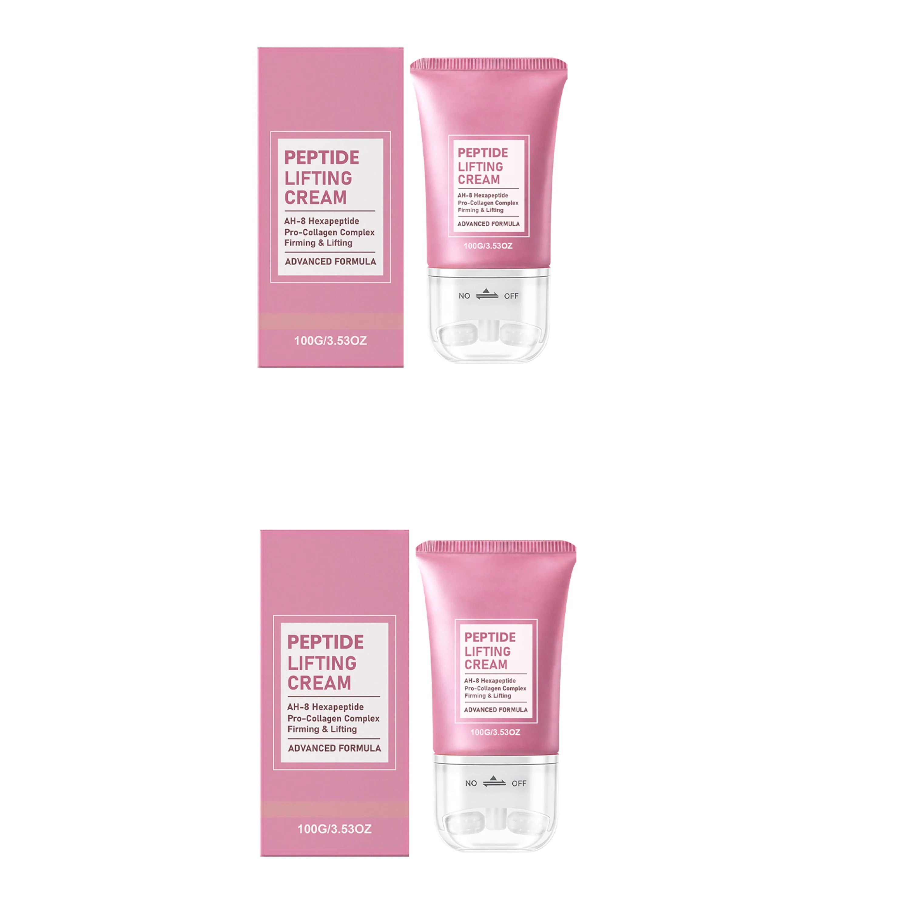 Neck Cream with Roller Massager – Moisturizing Neck Skincare Neck Moisturizer Cream Oasis Select 2pcs