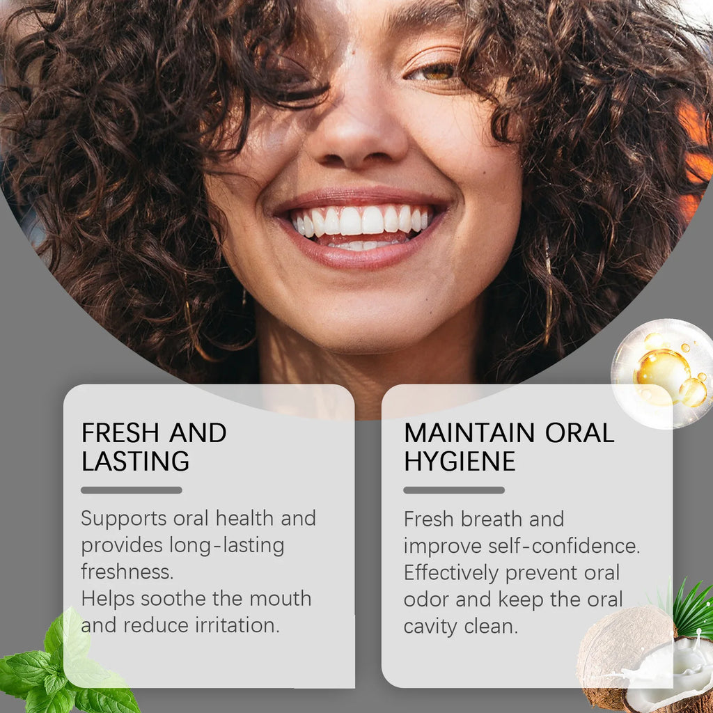 Oralhoe Coconut Oil Mouthwash – Whiten Teeth & Fresh Breath Whitening Mouthwash Oasis Select