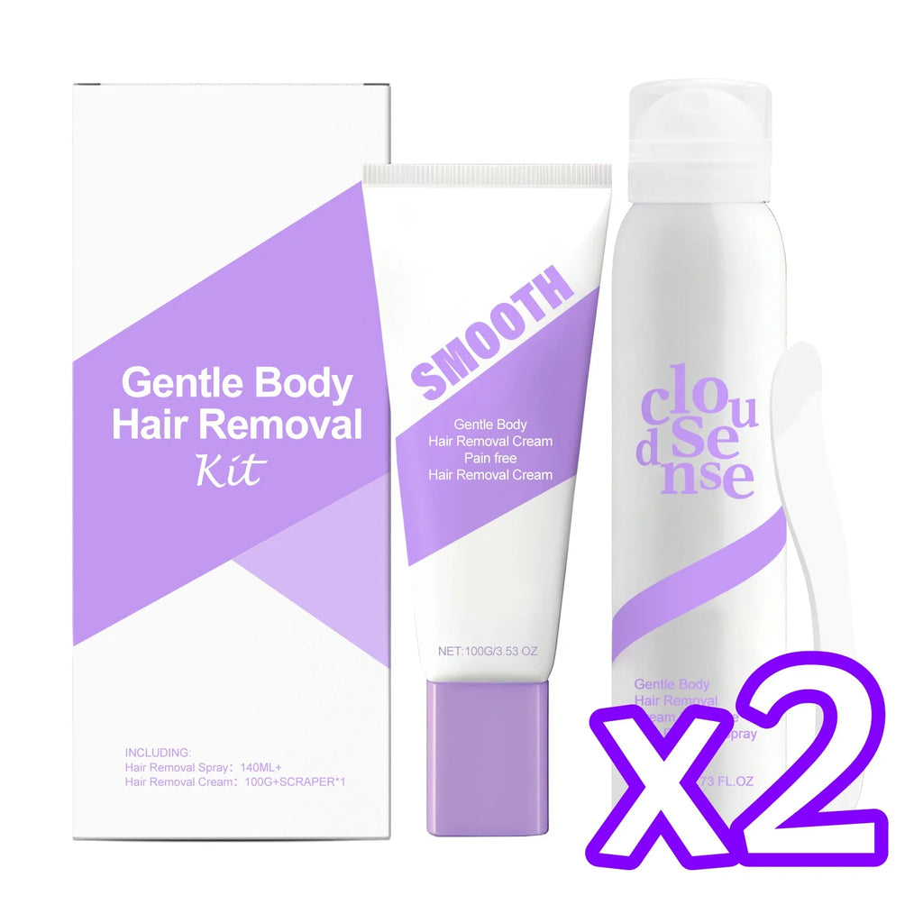 Depilatory Cream Kit – Legs, Underarms & Body Hair Remover