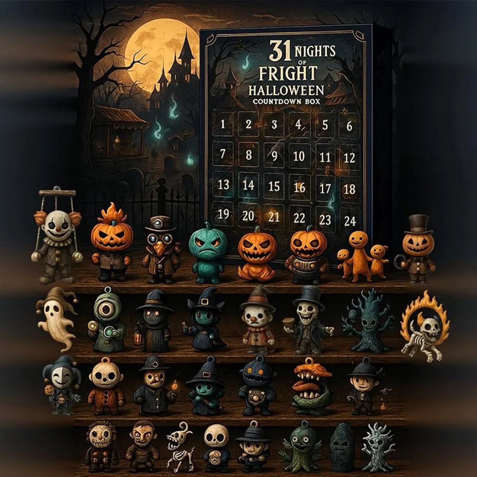 Halloween Advent Calendar 2025 | 31 Nights of Fright Countdown
