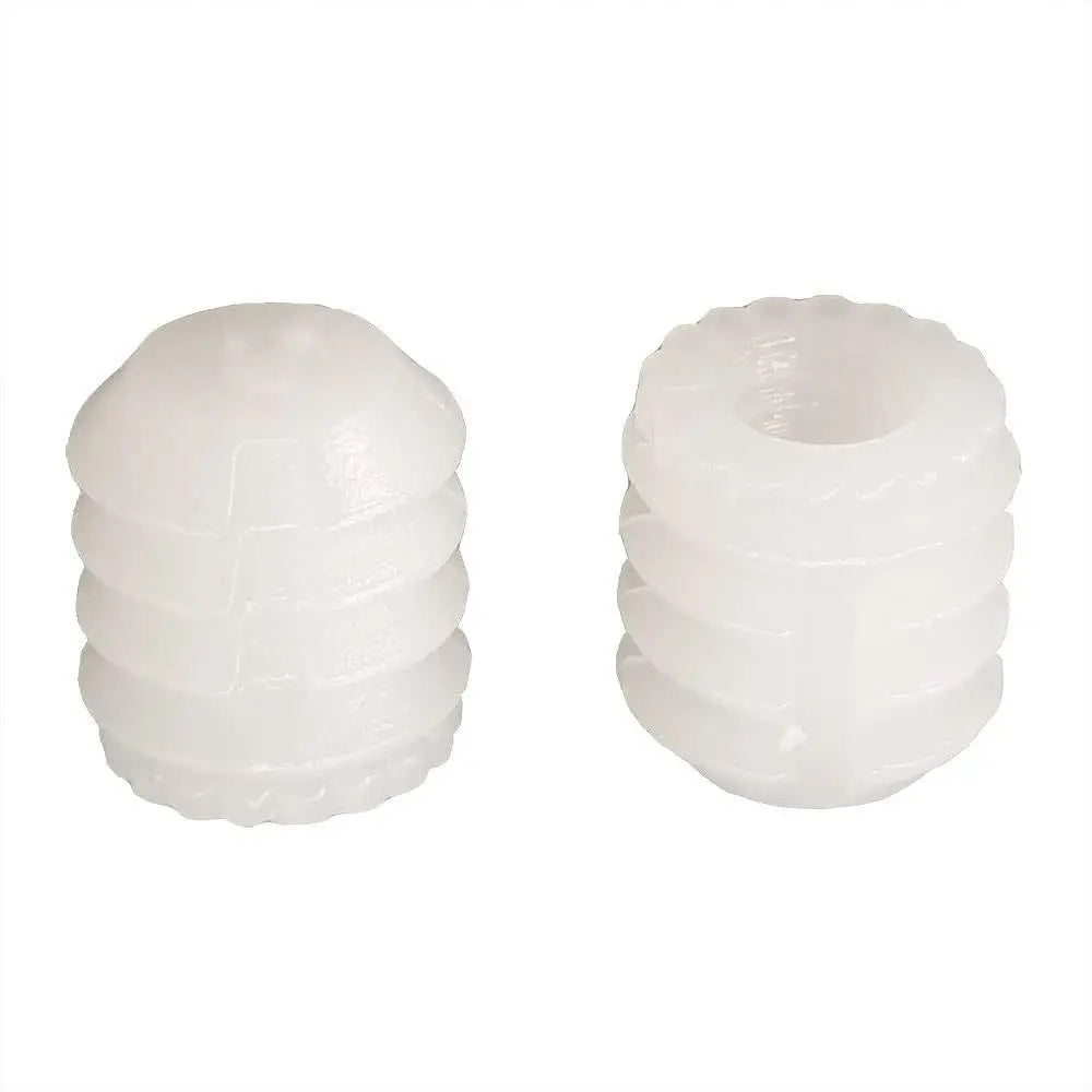 Portable White 0.34"x0.39" Plastic Dowels Practical Hinge Dowel Inserts Bathroom Kitchen Cabinet Door Screw Dowel Inserts Oasis Select