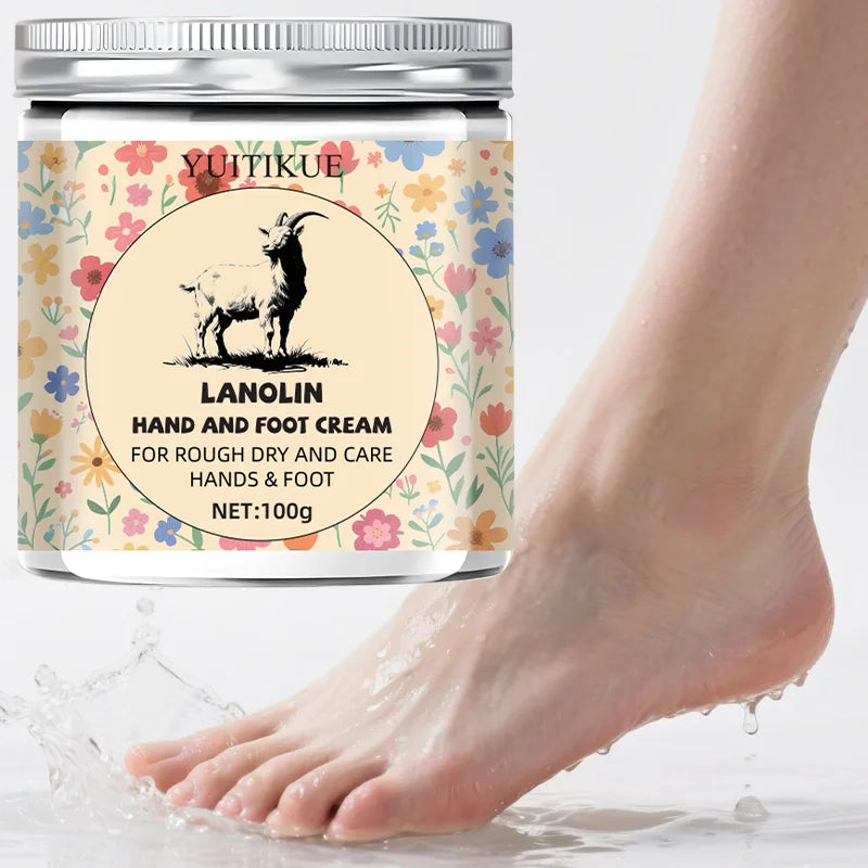 Lanolin Hand & Foot Cream 100g – Dry, Rough & Cracked Skin