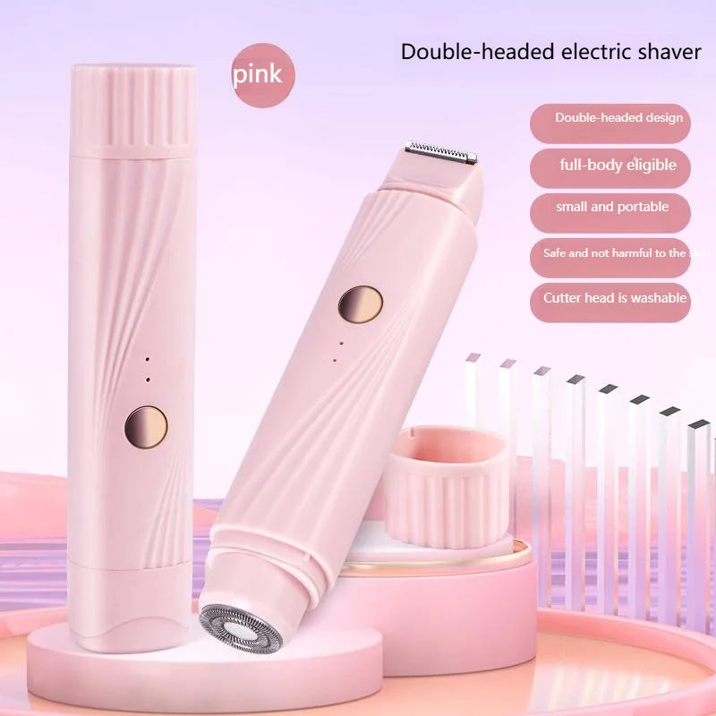 Women's Electric Bikini Trimmer – 2-in-1 IPX7 Waterproof Shaver