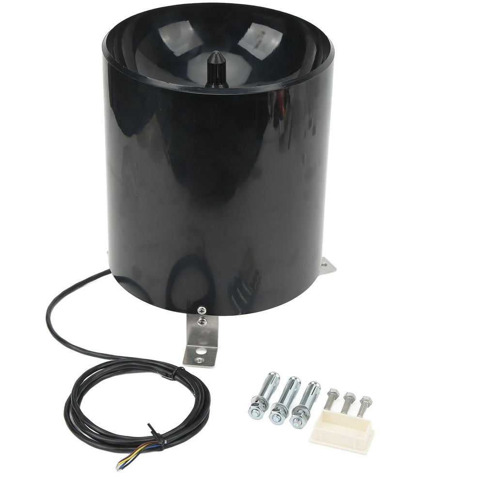 Rainfall Sensor Tipping Bucket Rain Gauge Measurement Monitoring Tool 485 Pulse 4.5~30V Tipping Bucket Rain Sensor Oasis Select black