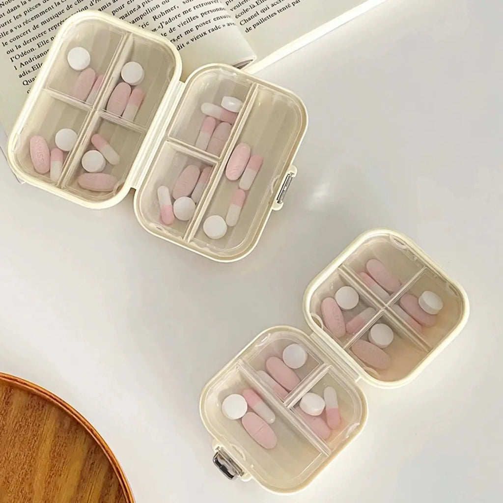 Cream Medicine Box, Portable Packaging, Seven Days A Week, Small Medicine Box, Mini Medicine Packaging Medicine Box Oasis Select