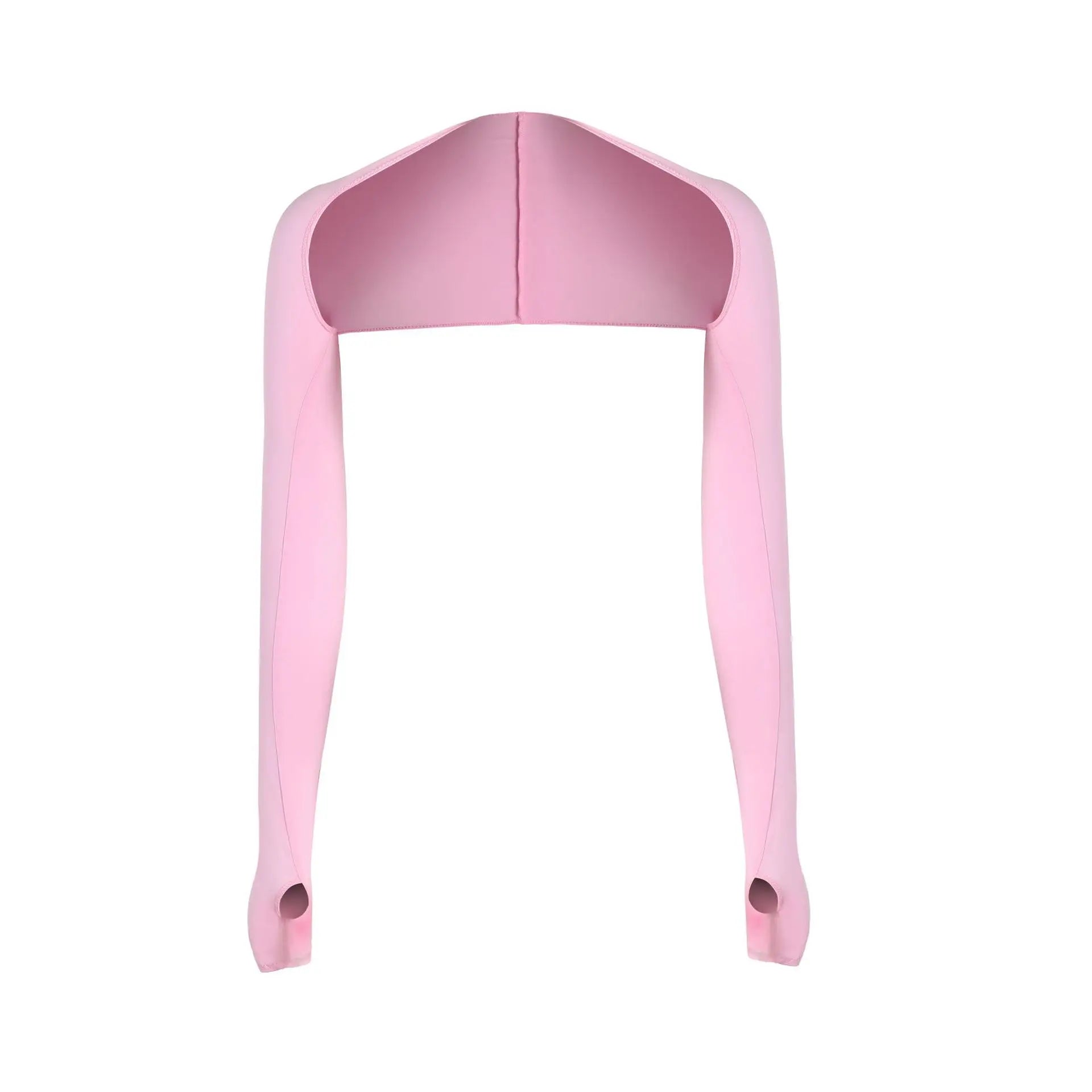 Ultra Thin Ice Silk Shawl Arm Sleeves Cooling Sun Protection Long Gloves Breathable Anti UV Hand Cover For Outdoor Golf Sports Oasis Select pink