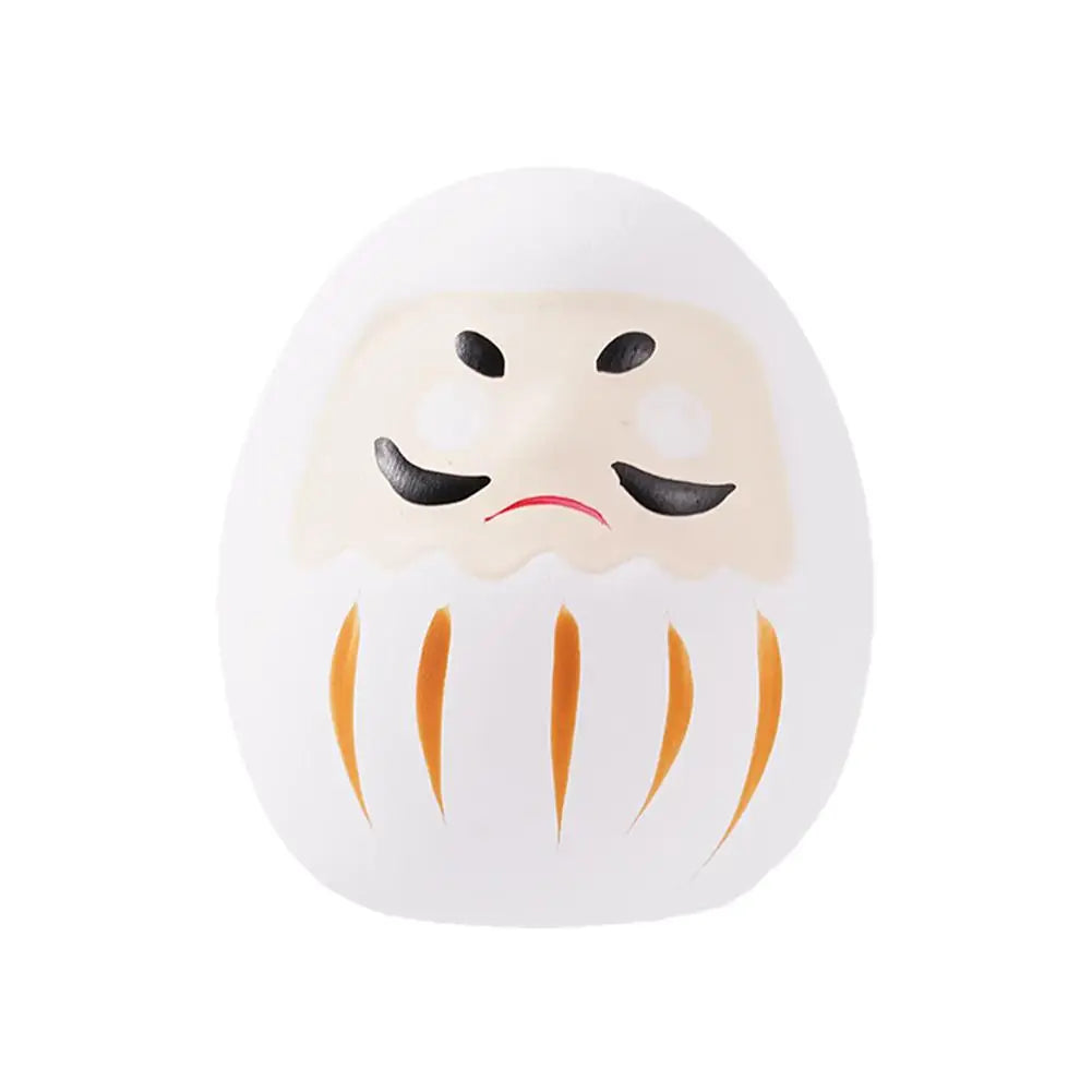 Japanese Ceramic Daruma Doll – Lucky Charm Fortune Ornament