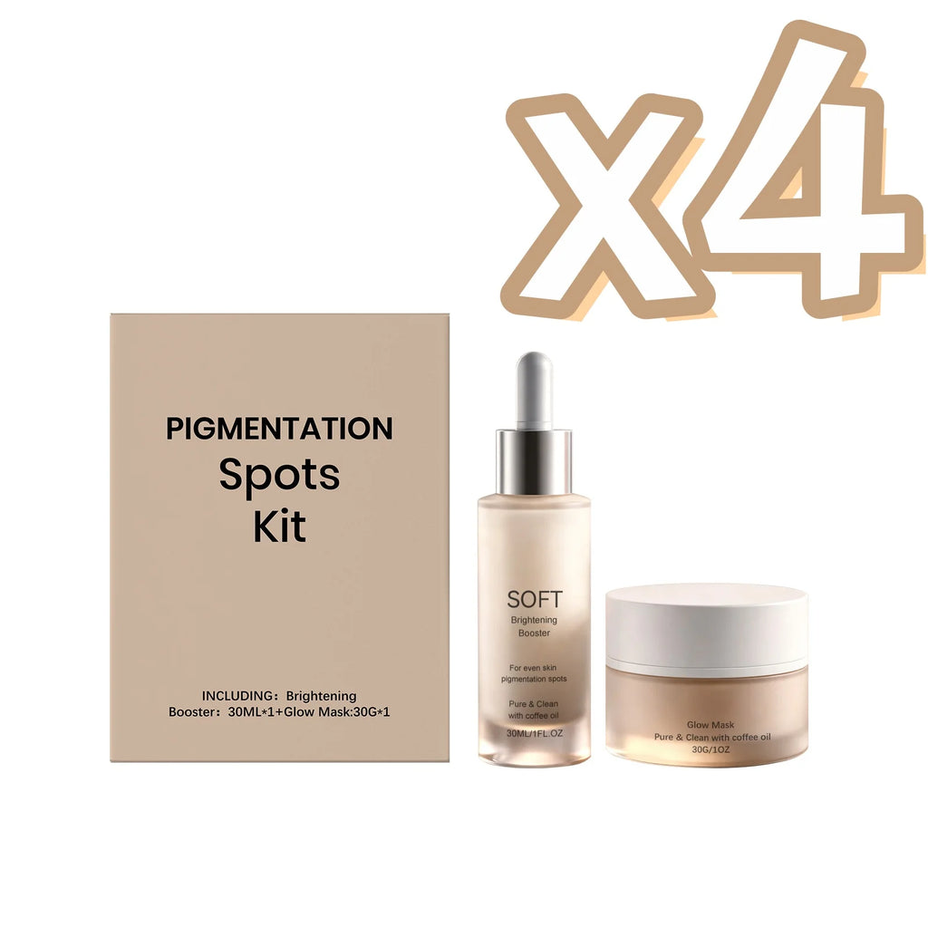 Brightening Essence & Mask Set – Dark Spots & Pigment Skincare Brightening Skincare Set Oasis Select 1set Boxed x 4