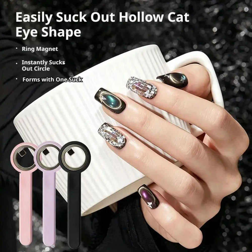 Ring Cat Eye Nail Magnet – Circle Effect Gel Polish Tool Nail Art Magnet Oasis Select