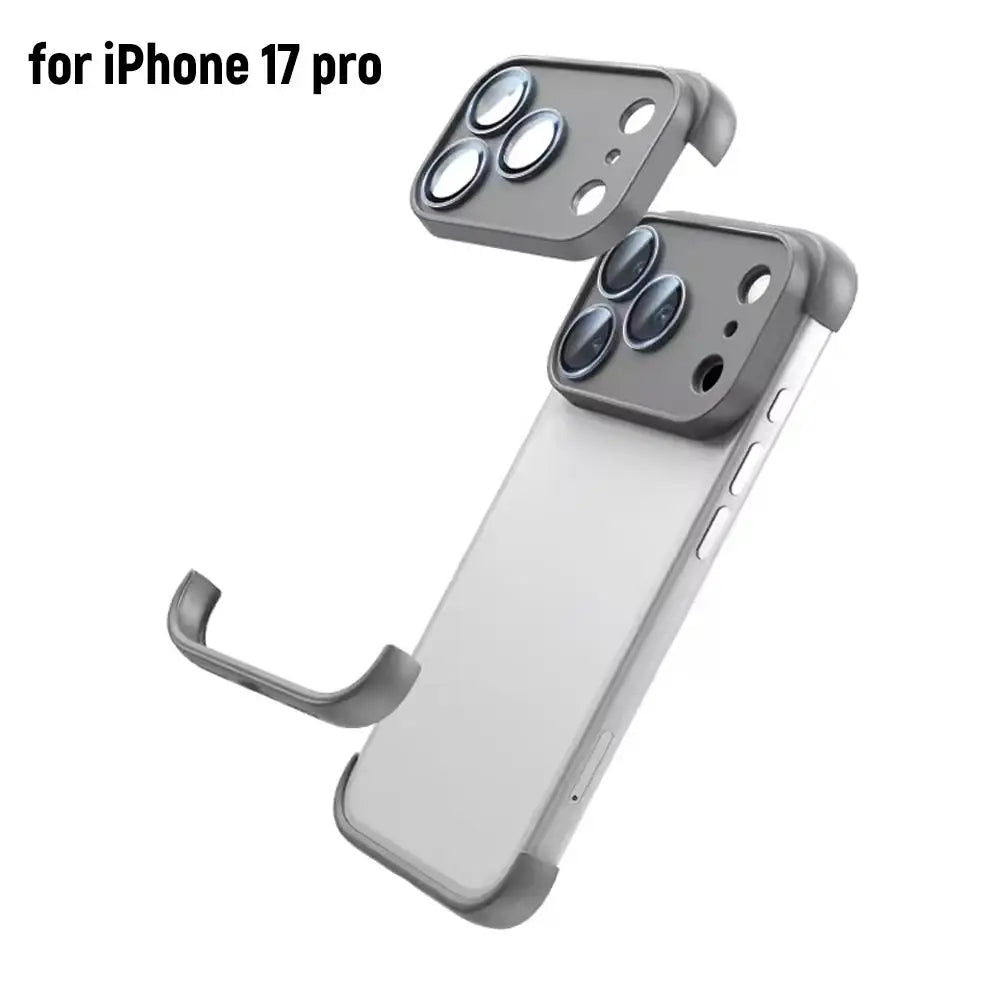 TPU Bumper Case iPhone 17 / Air / Pro Max – Camera Lens Protection Phone Bumper Case Oasis Select gray 17 pro