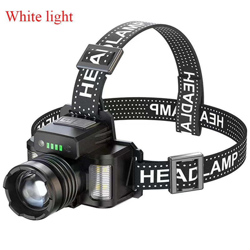POCKETMAN 30W LED Rechargeable Headlamp | Zoom & Sensor