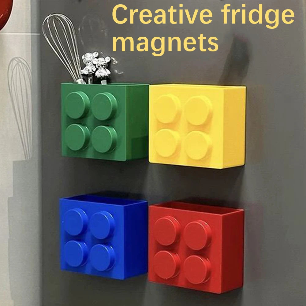 Magnetic wall-mounted narrow-edge kitchen straw, cling film storage box, refrigerator side storage rack Oasis Select
