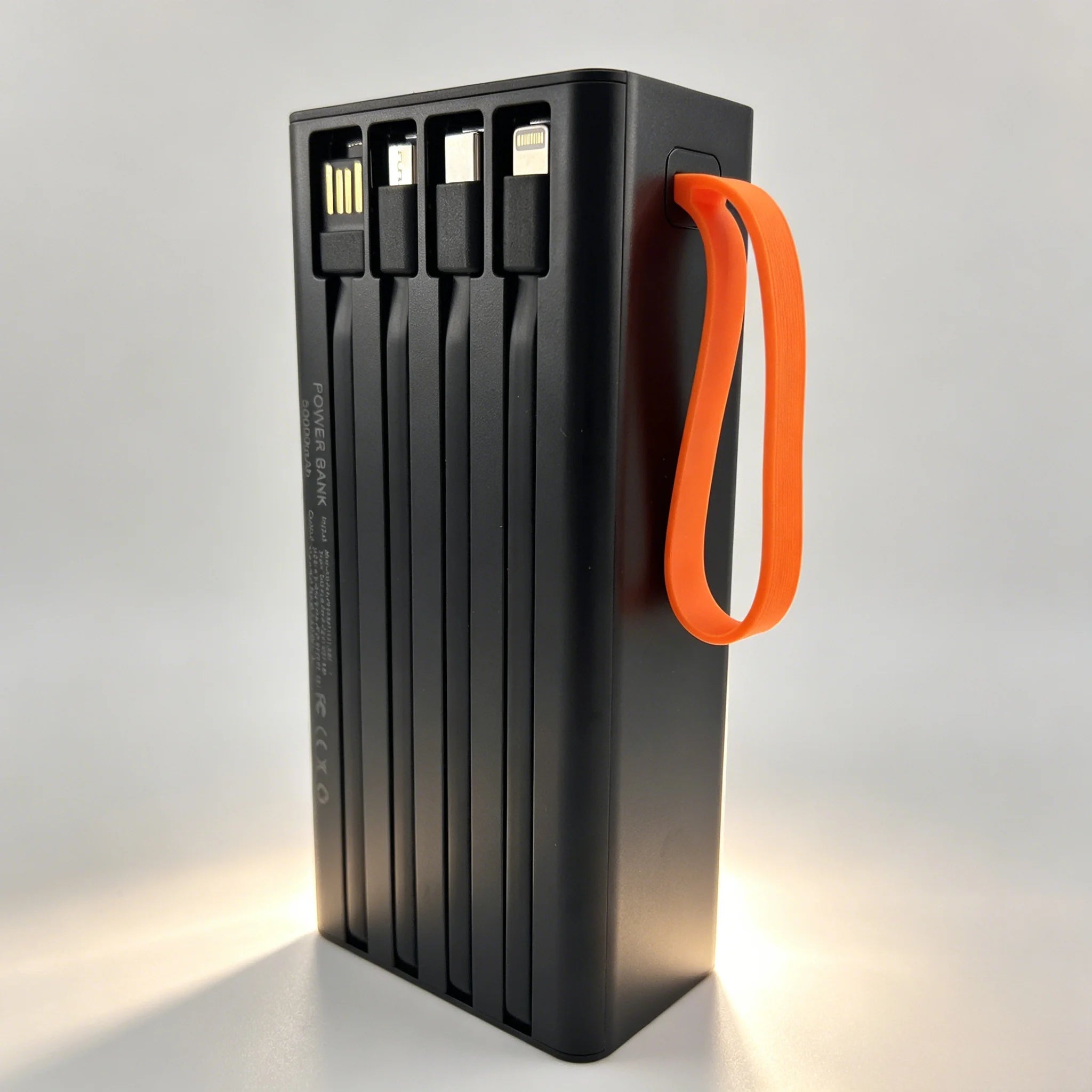 50000mAh Power Bank 120W Fast Charging Portable Charger Built-in Cable External Battery Pack PD USB C LED Display Powerbank Oasis Select 1 black Power Bank 30001mAh-50000mAh