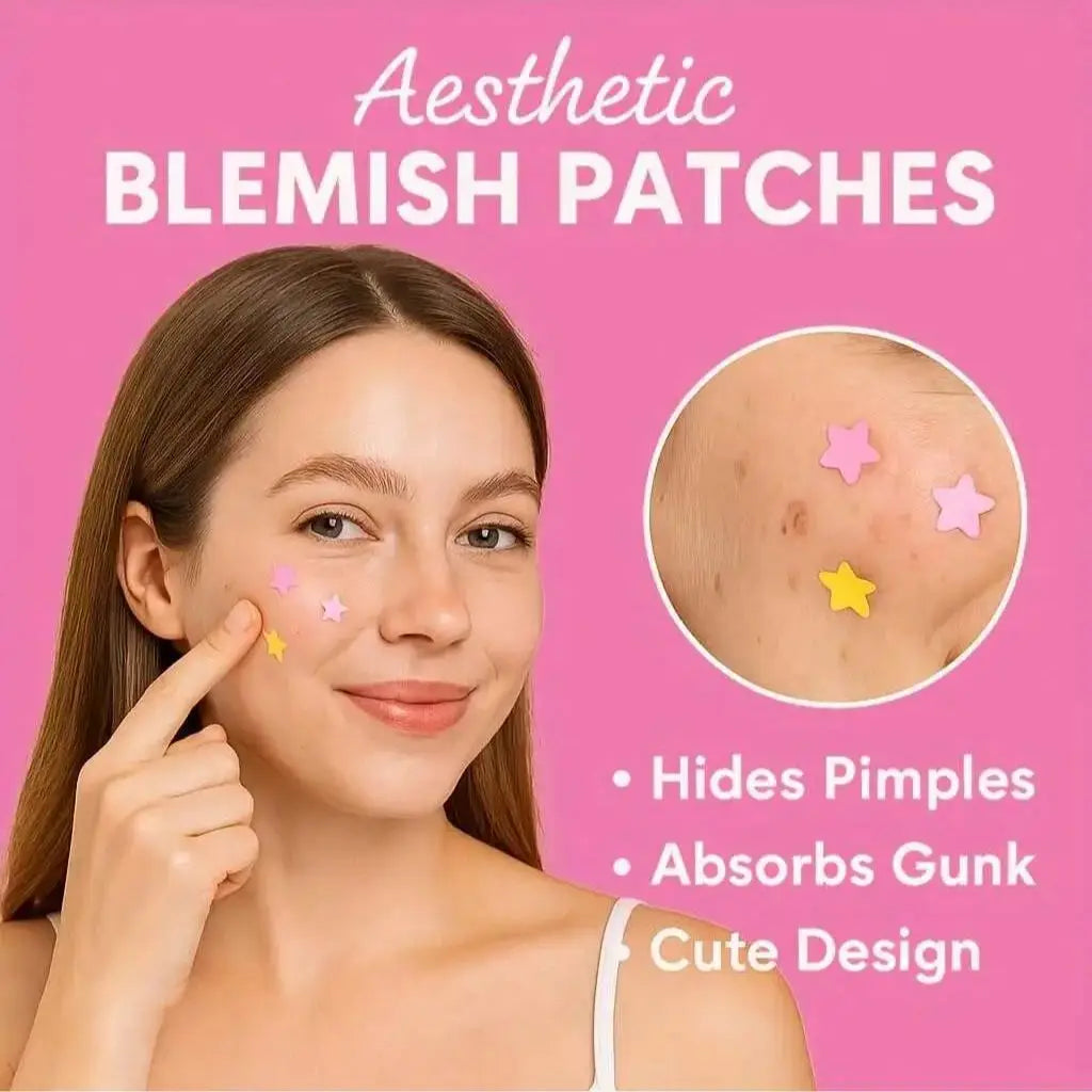 252pcs/box star shaped heart - containing tea tree oil acne patch, alcohol free, non irritating absorption of acne secretions Oasis Select