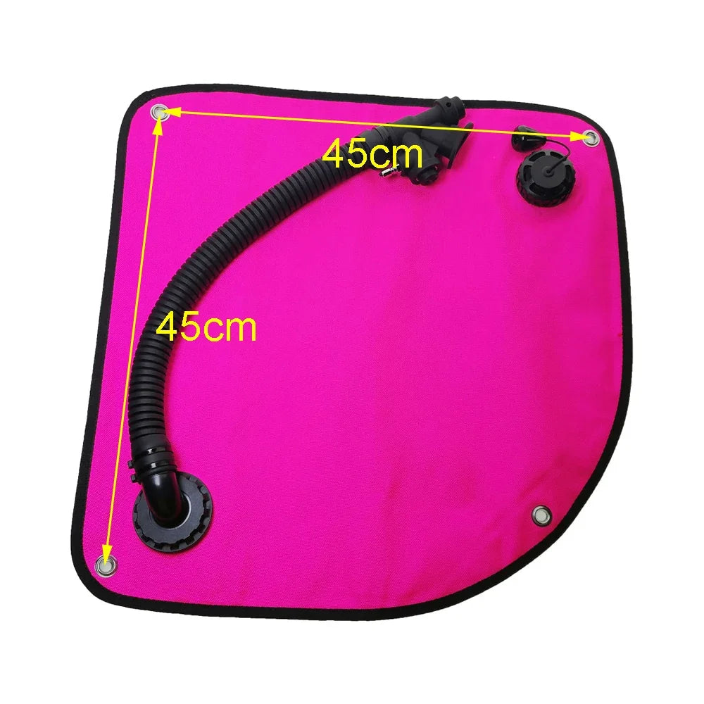 35LB Scuba Diving Buoyancy Bladder With Inflation Remote Exhaust Elbow Low Pressure Hose Oasis Select