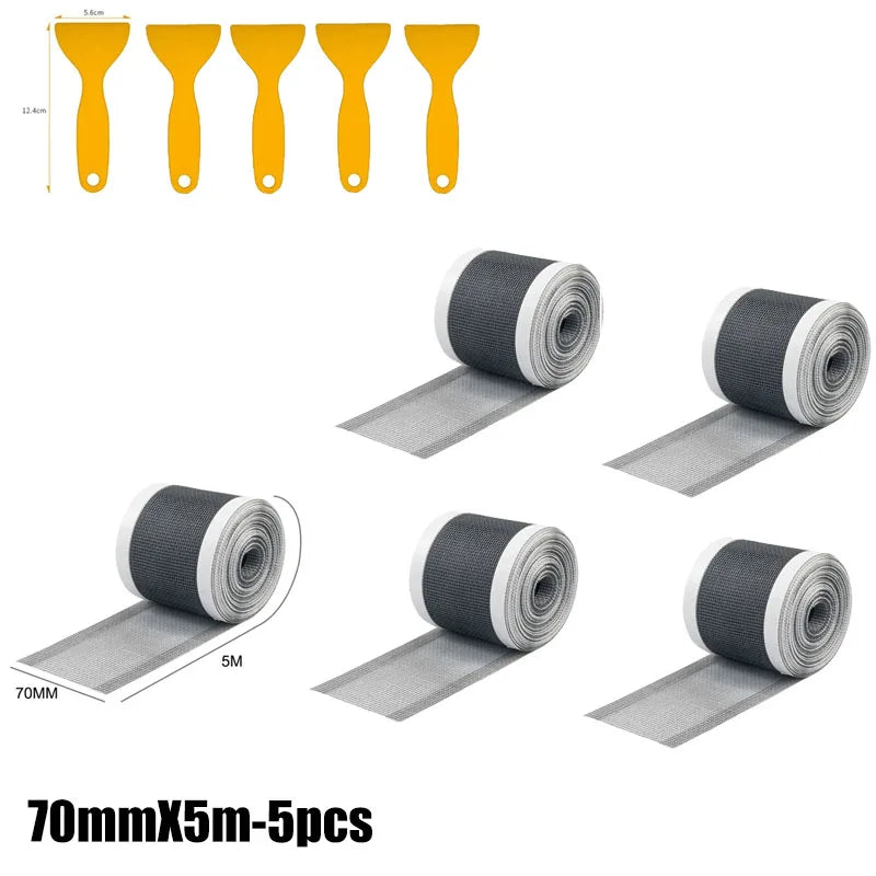 Hair filter shower drain grid insect prevention autohesion shower for bathroom items trap accessories sink bathtub fixture home Oasis Select 70mmX5m-5pcs