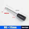 M6-M12 Fixed Long Grip Handle Bakelite Knob Handle Work Rod Machine Tool Work Handle Bar Bench Drill Accessories Oasis Select M6x115mm
