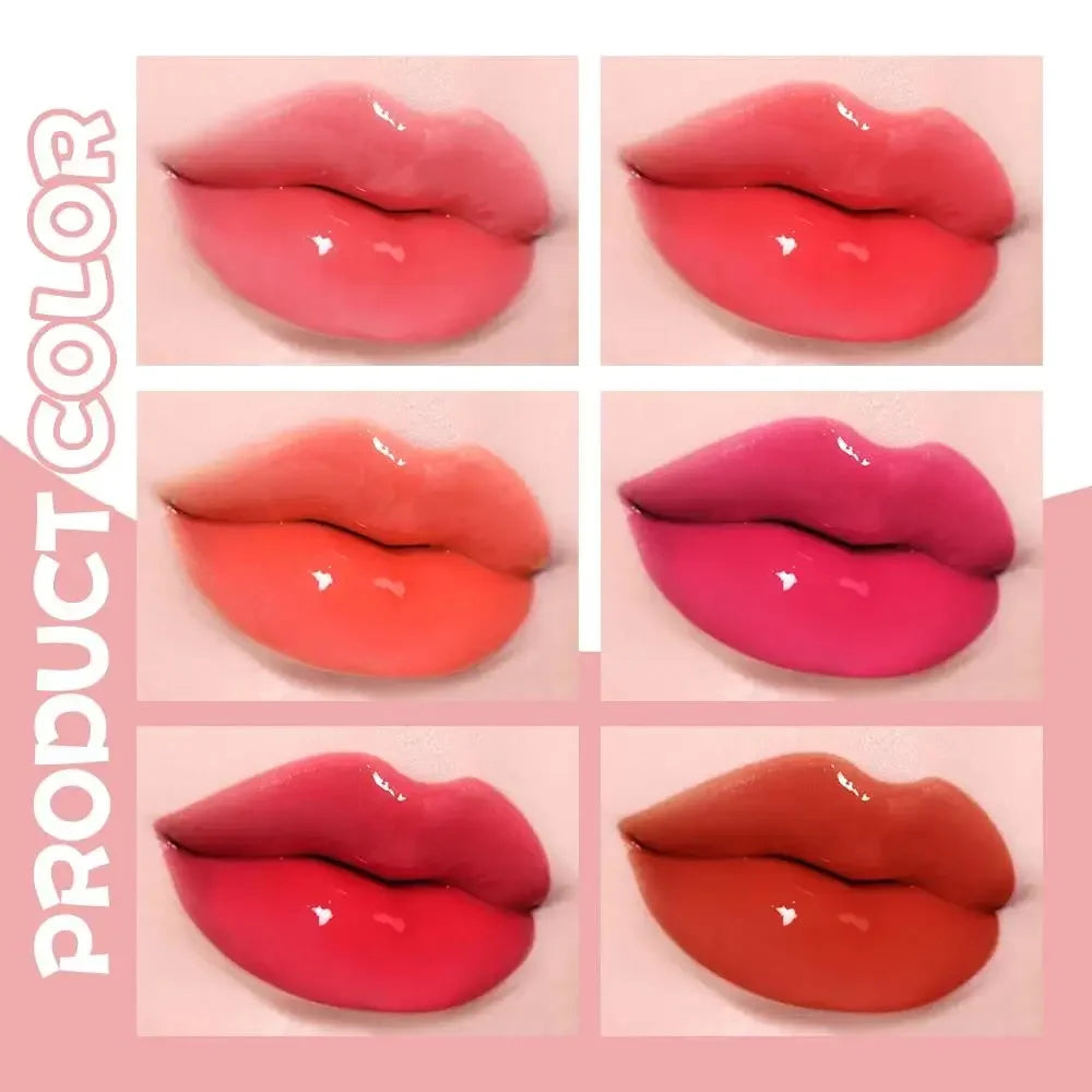 Dragon Ranee 6pc Lip & Cheek Gloss Set – Hydrating, Non-Sticky