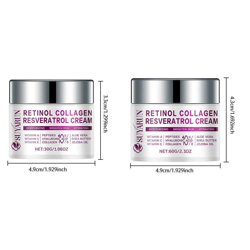 SUYARUN Retinol Resveratrol Night Cream – Firming & Brightening Night Face Cream Oasis Select